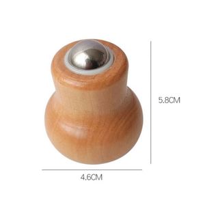 Wholesale Wooden Handle <b>Ball</b> Face <b>Massager</b> Facial Roller for Relaxation Skincare Gift - Product Image 2