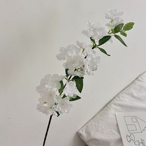 2 Fork <b>Artificial</b> Cherry Peach Blossom <b>Stem</b> Faux Silk Flower Branch for Home Wedding Vase Decor - Product Image 5