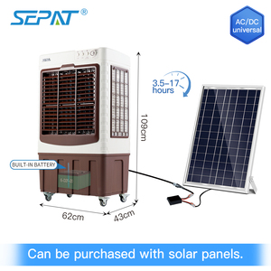 Thương mại 24V DC 40L bể nước di động pin năng lượng mặt trời Powered bay hơi làm mát không khí Fan Đối với trang chủ có thể sạc lại - Product Image 2