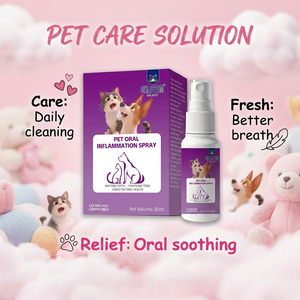Spray para el Cuidado Bucal de Perros y Gatos, Seguro para Lamer, con Inulina y Ácido Cítrico, Alivia el Dolor de Úlceras Bucales y <span class=keywords><strong>la</strong></span> Saliva Excesiva, OEM/ODM - Product Image 1