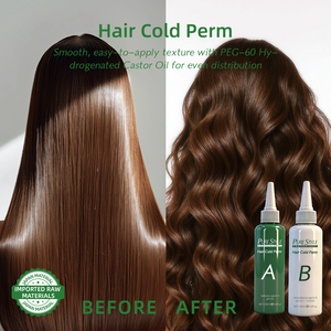 PureStyle 2-en-1 Crème permanente professionnelle à froid pour cheveux, tenue longue durée, ondulations et boucles, parfum frais, 100ml+100ml pour adultes - Product Image 5