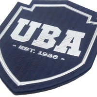 Patchs écussons personnalisés en TPU pour vêtements, étiquettes de transfert de chaleur pour T-shirt, Logo personnalisé avec nom en relief
