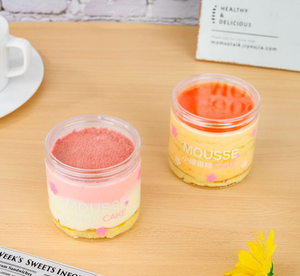 Kemasan Kue Plastik PET Transparan Laris Manis, Stoples Penyimpanan Makanan Silinder Multi-Diameter dengan Tutup Ulir - Product Image 3