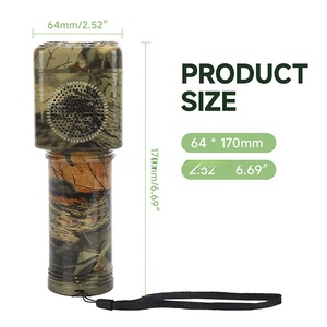 Lampe de camping multifonctionnelle 6-en-1 pour l'extérieur avec microphone audio et sirène – Vente en gros - Product Image 3