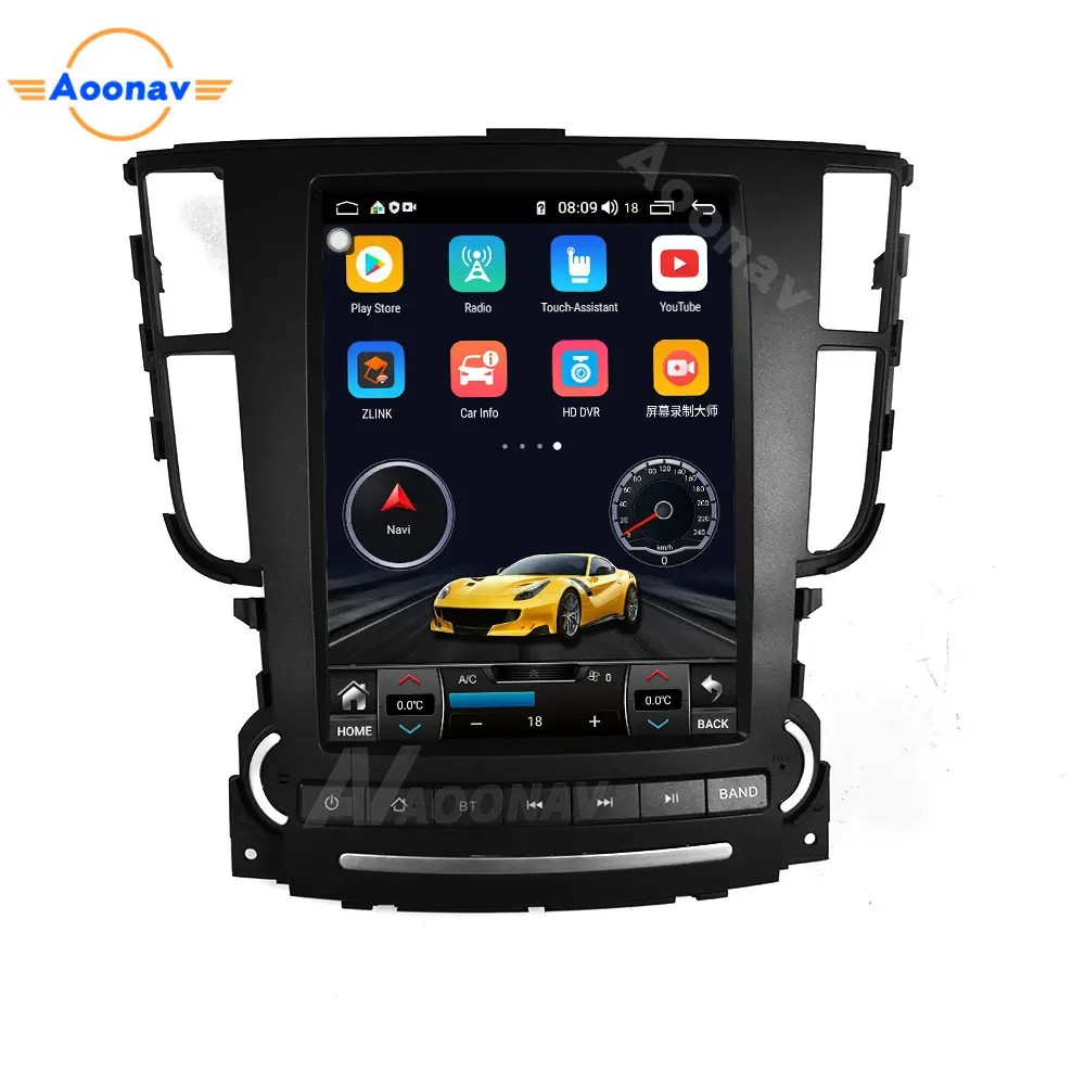 10.4inch Android 10 Car Radio Stereo For Acura TL 2004-2008 GPS Navigation Support Steering Wheel control full touch 1024*600