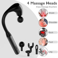 Pistolet de massage vibrant rechargeable OEM portable pour relaxation musculaire complète du corps, du cou, des épaules et du dos, pistolet de massage des tissus profonds avec poignée