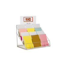 Présentoir rotatif personnalisé pour cartes sur comptoir - Support de table pour cartes postales pour commerces de détail et boutiques de cadeaux
