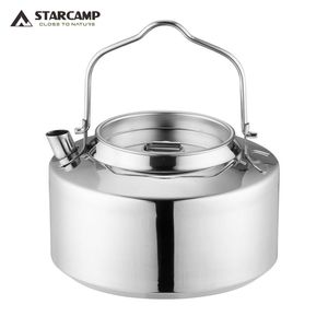 Starcamp 5 מחשבים 304 נירוסטה פיקניק חיצונית קמפינג סיר כלי בישול ערכת מטבח סט ערכות בישול סכו "ם עם תיק נשיאה - Product Image 6