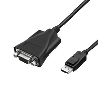 Adaptateur de câble DP vers VGA mâle actif pour projecteurs HDTV PC