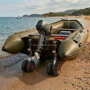 Venta al por Mayor de Accesorios Nuevos para Barcos de Acero Inoxidable, Ruedas para Transporte Marítimo, Modelo Plegable Resistente SUMAR - Product Image 1