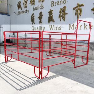 Đa chức năng dễ dàng cài đặt di chuyển 2.3m thép chăn nuôi gia súc ngựa <span class=keywords><strong>paddock</strong></span> corral sân hàng rào tấm cổng cho trang trại - Product Image 2