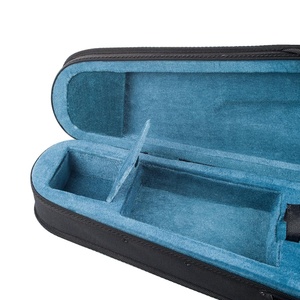 <span class=keywords><strong>NAOMI</strong></span> – étui rigide pour violon 4/4-1/8, sac à dos professionnel de base de forme triangulaire, Suspension Super légère, étui noir pour violon - Product Image 3