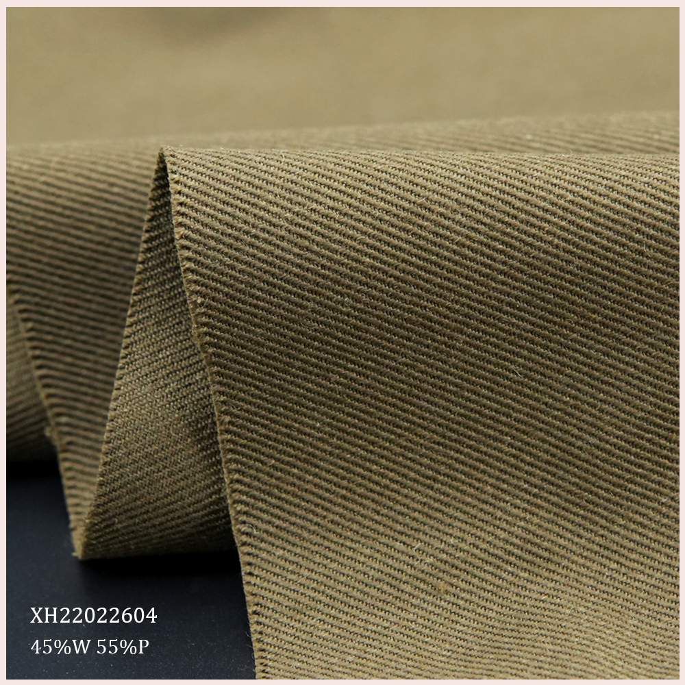 Классические смеси шерсти 45% шерсть 55% поли меринос Woo ткань для одежды