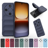 Étui de téléphone antichoc pour Honor Magic 8 Lite X9D X70, cadre en TPU souple, doublure en flanelle, airbags aux quatre coins, coque de protection