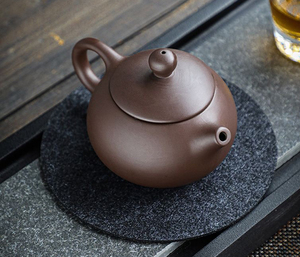 Xinrunjin Chinese Zen Felt Coaster Set Absorbent Heat Resistant Tea Coffee Cup Mat Creative Hollow Design Kettle Tray Pad - Product Image 6