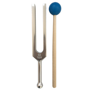 MI528 Tuning Fork, Aluminum Alloy 528HZ Tuning Fork, <b>Gift</b> Tuning Fork, Widened and Thickened for a Deep, Resonant Sound - Product Image 1
