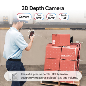 Meferi me61 gồ ghề PDAs dữ liệu công nghiệp thu thiết bị đầu cuối NFC <span class=keywords><strong>Android</strong></span> 13 PDA 1D 2D Máy quét mã vạch cầm tay PDA cho hàng tồn kho - Product Image 6