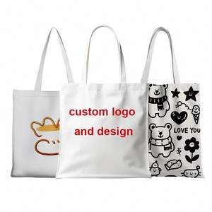 Bolsa de lona de algodón mediana para herramientas, personalizada, para llevar a mano. - Product Image 1