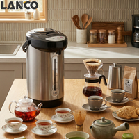 Bouilloire électrique en acier inoxydable LANCO, distributeur d'eau intelligent, théière, samovar, chauffe-eau, thermos électrique, usage domestique