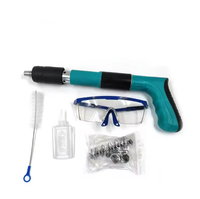 Mini pistolet à clous manuel pour fixation murale et béton, conception silencieuse, portable, pour clous de finition DIY, acier inoxydable, vente en gros