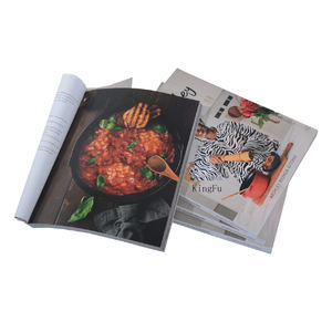 完全定制印刷全彩色烹饪食品书烹饪书软皮食谱书印刷 - Product Image 1