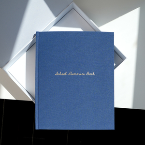 Libro dei Ricordi Scolastici con Logo Personalizzato, Completamente Personalizzabile, Diario Ricordo con Stampa in Lamina d'Oro e Copertina in Lino, con Confezione <span class=keywords><strong>Regalo</strong></span> - Product Image 2
