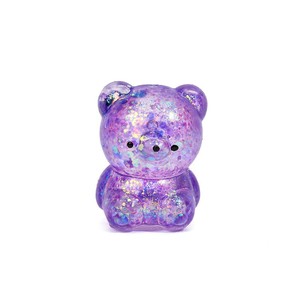 Hot Selling Maltose Slow <b>Rebound</b> Bear Squishy Toy Transparent Gold Glitter Bear Squishy Educational Stress Relief Fidget Toy - Product Image 6