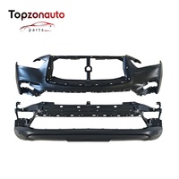 Kit de pare-chocs Topzonauto pour Infiniti QX80 2018-2022, pare-chocs avant complet, calandre, garniture, ensemble de feux antibrouillard, OEM 62022-6GW0A 62310-6GW0A