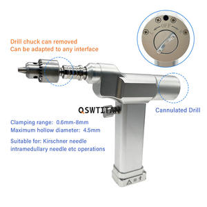Set Alat Bor Tulang Kanulasi Ortopedi, Bor Medis Ortopedi, Peralatan Tenaga Listrik, Instrumen Bedah Hewan - Product Image 2