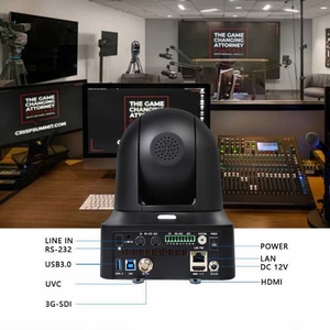 HOSDO HSD-UK3G 4K <span class=keywords><strong>PTZ</strong></span> kamera çeviri 25x Zoom 1.8 inç sensör 3G-SDI yayın eğitim stüdyoları Video konferans sistemi - Product Image 5