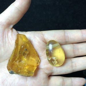 Ciondolo in ambra baltica naturale 30mm con foro trasversale grande in fabbrica per gioielli collana - Product Image 5