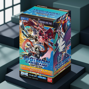 ดิจิมอน TCG เซพิชัลบูสเตอร์เวอร์ชั่น 1.5 BT01-03 บูสเตอร์บ็อกซ์ 24 ซอง ภาษาเกาหลี ซีลปิดสนิท เกมการ์ด ของขวัญสำหรับเด็ก นักสะสม ขายส่ง - Product Image 1