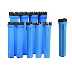 Sistema de filtración de agua para toda la <span class=keywords><strong>casa</strong></span> manual de 3 etapas Filtros de bloque de carbón y sedimentos azules grandes de 20 pulgadas para uso doméstico en exteriores - Product Image 2