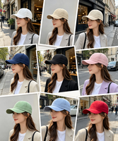 Gorra de Béisbol de 6 Paneles de Estilo Coreano, de Secado Rápido, de Alta Calidad, de Color Sólido, Suave, Unisex, Informal, Versátil, para Actividades al Aire Libre