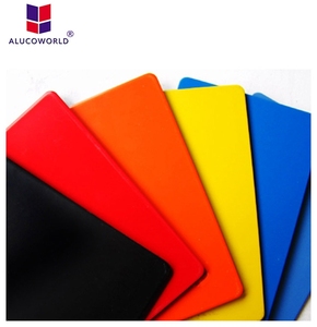 Alucoworld machine produce composite quality 4mm aluminium composite plastic panels ACP acm sheet