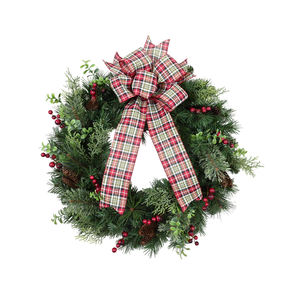 Nouveauté Guirlande de Noël en PVC pour l'extérieur, ronde, artificielle, pour fêtes de Noël - Product Image 2