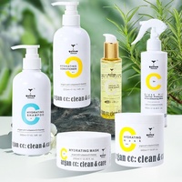 Ensemble de soins capillaires au miel et à l'huile de coco, shampooing nourrissant, après-shampoing, masque capillaire, traitement pour cheveux secs et abîmés, réparation, renforcement