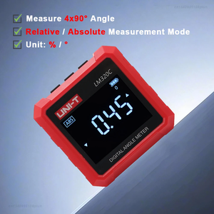 UNI-T LM320C inclinometro magnetico digitale misuratore di angolo professionale goniometro elettronico con misurazione relativa assoluta - Product Image 4
