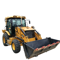 Biaya Pengiriman Gratis Caterpillar Loader Bekas CAT420F 420 Harga Pabrik Backhoe Front Loader Kondisi Bagus Bersertifikat CE EPA