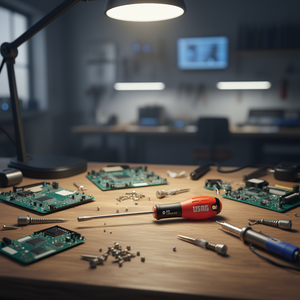 Destornillador Usag de 322 mm con Punta Plana, Herramienta de Precisión para Reparación de Electrónica - Product Image 3