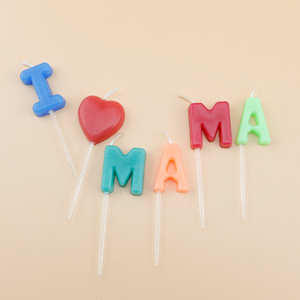 Vendita calda decorazione per la casa set di <span class=keywords><strong>buon</strong></span> <span class=keywords><strong>compleanno</strong></span> <span class=keywords><strong>torta</strong></span> candele lettera Stick fatto di paraffina - Product Image 4