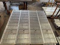 Grille en acier inoxydable 201/304/316 pour couvercles de tranchées, ponts, sols de construction et piscines