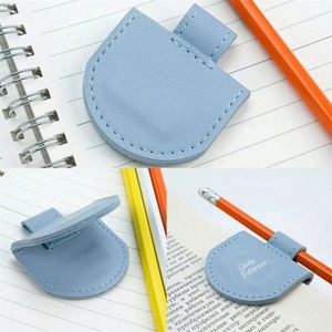 Design Pu Leather Logo Promotional Clip Exquisite and Soft Custom Shape Magnetic Bookmark - Product Image 2