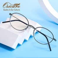 Lunettes Osicare Slate Titan en alliage de titane fin, logo personnalisé, légères, monture ultra-fine, d'inspiration danoise, minimalistes pour hommes