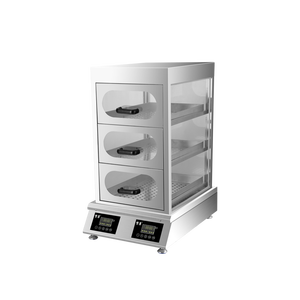 Cuiseur vapeur vertical à 2 trous anti-brûlure, double <span class=keywords><strong>commande</strong></span>, taille intérieure 50*40, pour boulangerie, baozi, dim sum - Product Image 6