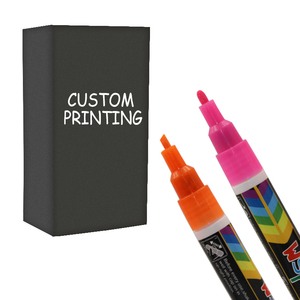 Rotuladores de tiza líquida de 10 colores con puntas reversibles para vidrio, metal, espejos, <span class=keywords><strong>pizarra</strong></span> blanca - Product Image 4
