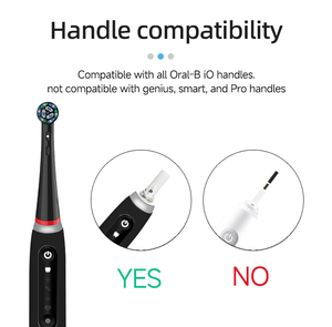 Têtes <span class=keywords><strong>de</strong></span> <span class=keywords><strong>brosse</strong></span> à dents magnétiques linéaires <span class=keywords><strong>de</strong></span> remplacement sans BPA pour <span class=keywords><strong>IO</strong></span> Sensitive Care, nettoyage doux, livraison rapide - Product Image 4