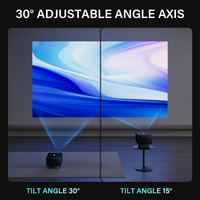 Projecteur vidéo LCD P50, entreprise, 4K, Android intelligent, nouveau, USB, Wifi, téléphone, TV Stick, 4K, Android, IPTV Box, cinéma maison, projecteur de films 3D