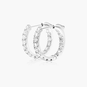 Modernos Pendientes de Aro de Plata de Ley 925 Chapados en Oro con Moissanita, Joyería Brillante de Lujo Premium para Mujer - Product Image 5