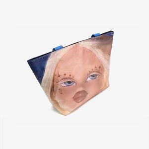 Sacs fourre-tout écologiques pour femmes, sacs de courses en toile laminée, sacs d'épicerie avec logo personnalisé, sac de plage en toile surdimensionné imperméable - Product Image 5